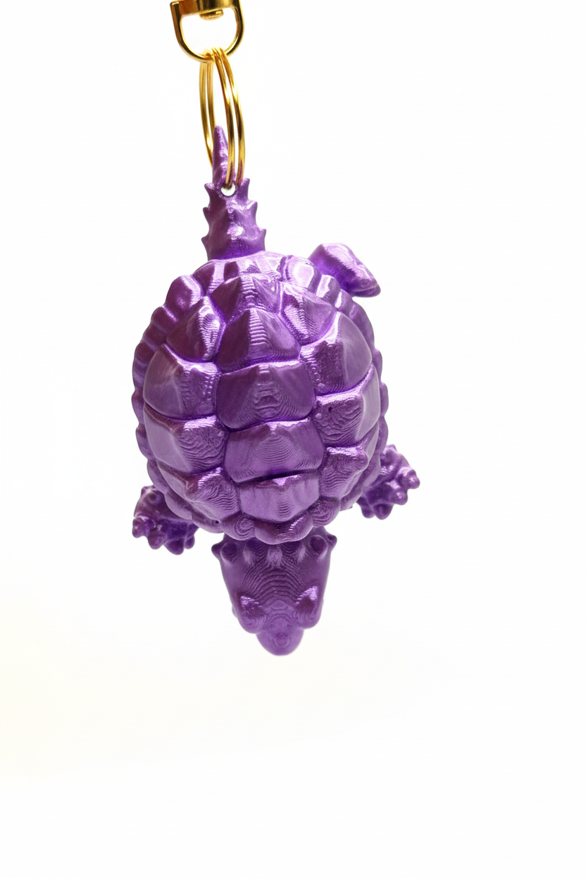 FLEXI Snapping Turtle Keychain