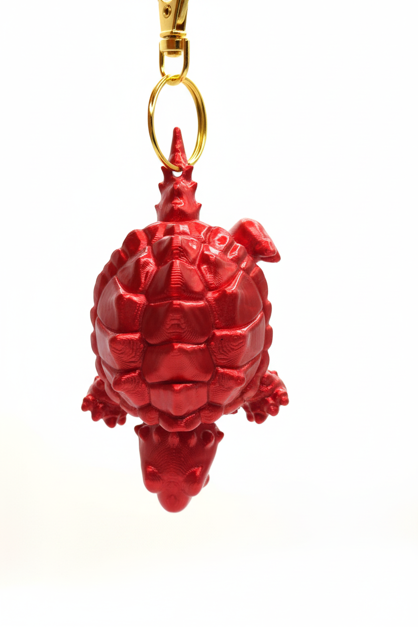 FLEXI Snapping Turtle Keychain